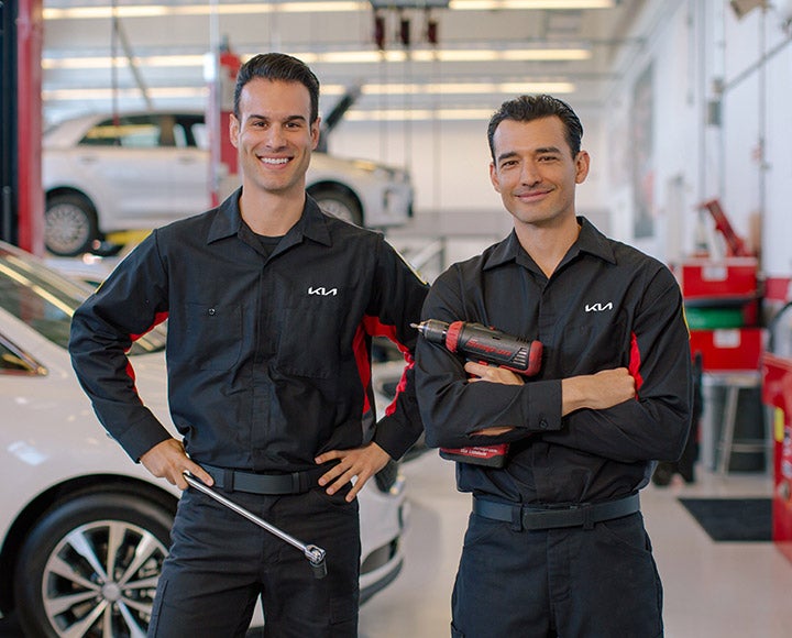 kia service techs Keffer Kia in Mooresville NC