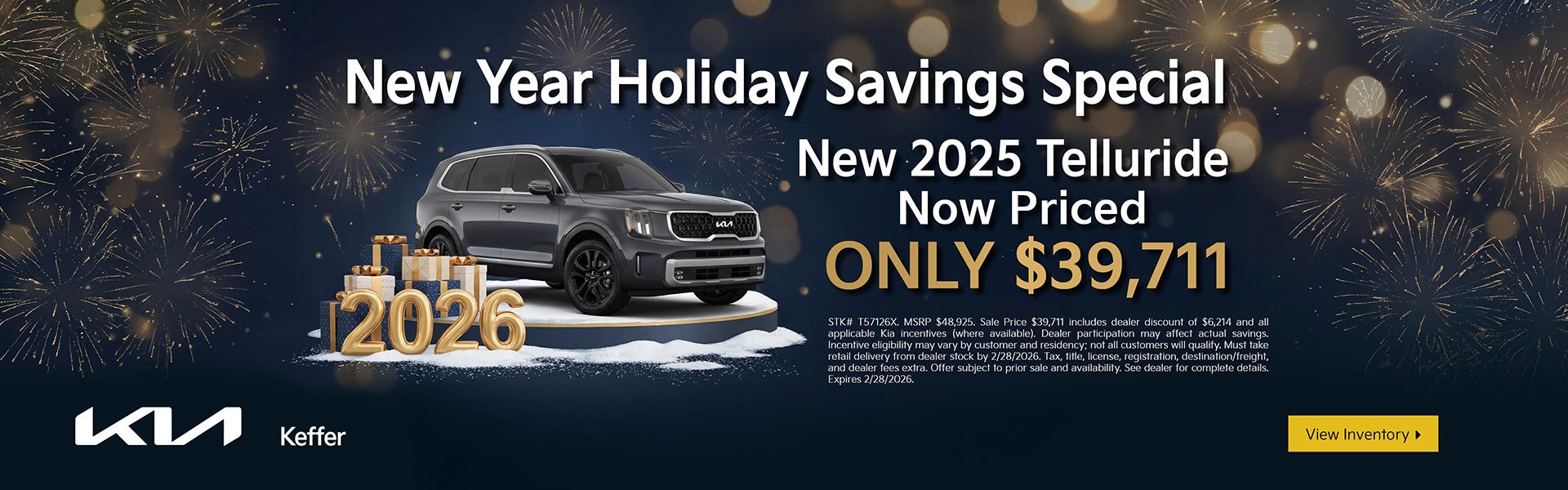 New Year Holiday Savings Special '25 Telluride $39711