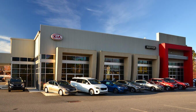 dealership exterior Keffer Kia in Mooresville NC